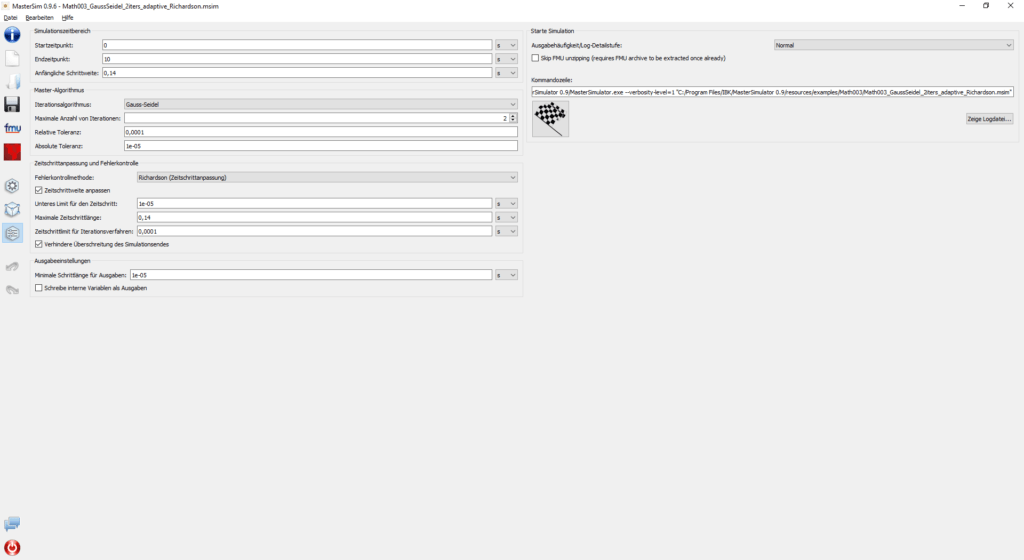MasterSim screenshot 2