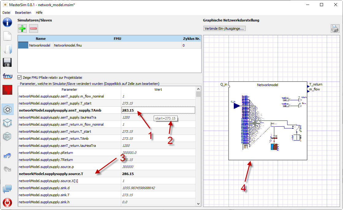 Slave-Parametertabelle