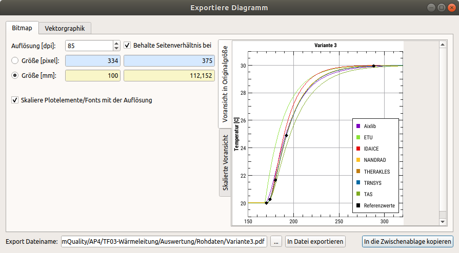 export dialog bitmap de